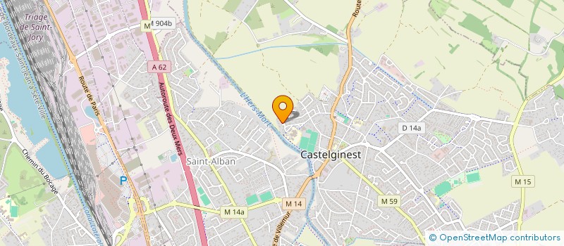 localisation de l'entreprise SCI DUNKAN  CASTELGINEST