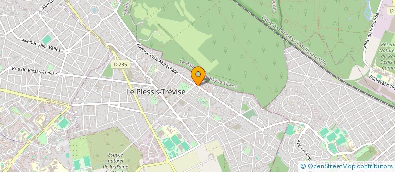 localisation de l'entreprise SCI DUNKERQUE à LE PLESSIS-TREVISE