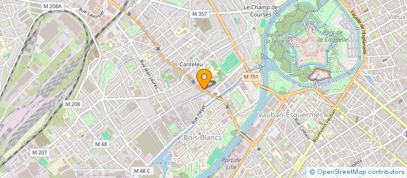 localisation de l'entreprise SCI DUNKERQUE à LAMBERSART