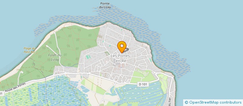 localisation de l'entreprise SCI DUNMORE  LES PORTES-EN-RE