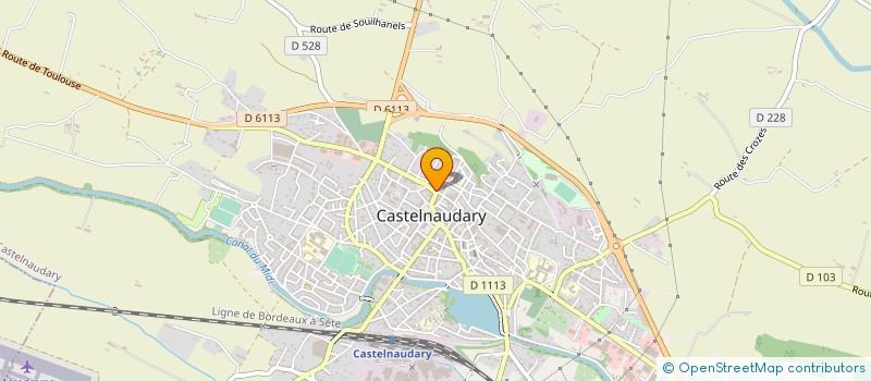 localisation de l'entreprise SCI DUNOD à CASTELNAUDARY