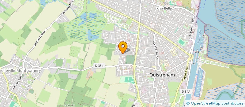 localisation de l'entreprise SCI DUNOIS  OUISTREHAM