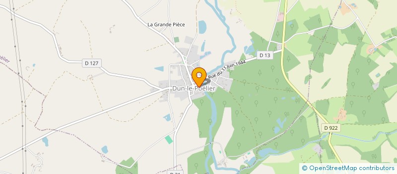 localisation de l'entreprise SCI DUNOISE à DUN-LE-POELIER