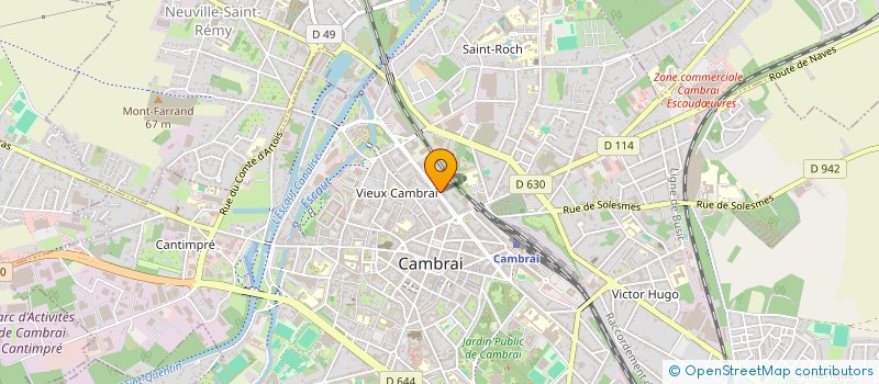 localisation de l'entreprise SCI DUNORT à CAMBRAI