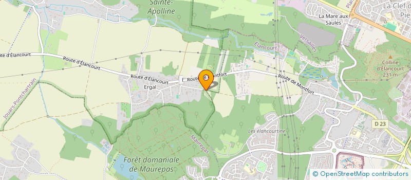 localisation de l'entreprise SCI DUO  JOUARS-PONTCHARTRAIN