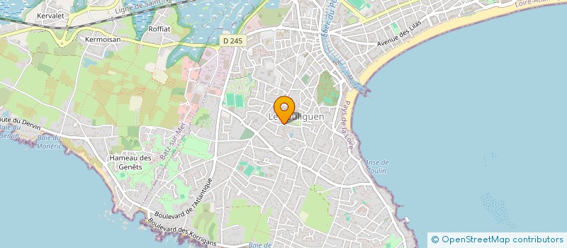 localisation de l'entreprise SCI DUO  LE POULIGUEN