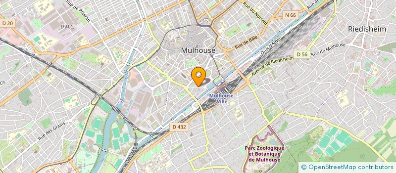 localisation de l'entreprise SCI DUO  MULHOUSE