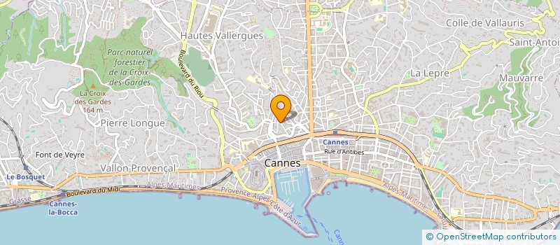 localisation de l'entreprise SCI DUO  CANNES