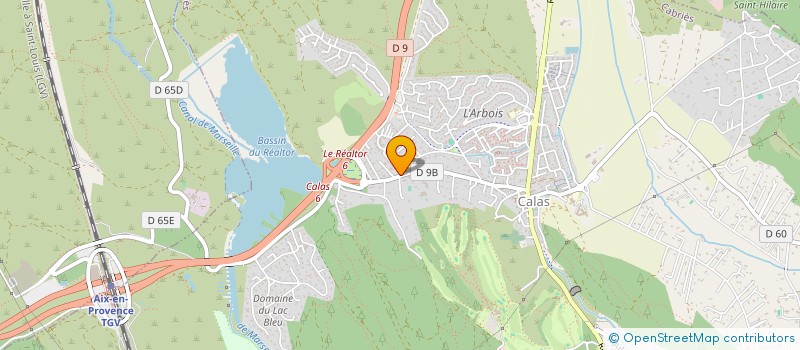 localisation de l'entreprise SCI DUO  CABRIES