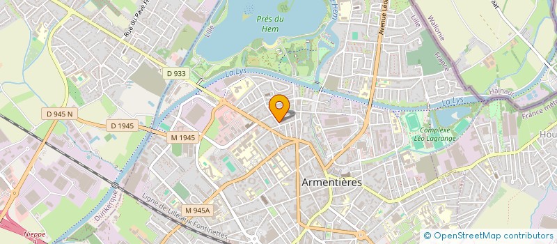 localisation de l'entreprise SCI DUO  ARMENTIERES