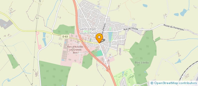 localisation de l'entreprise SCI DUO à CHOLET
