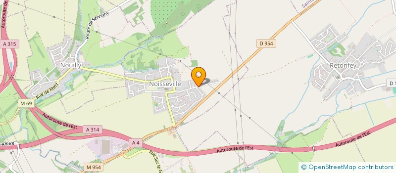 localisation de l'entreprise SCI DUO 57  NOISSEVILLE