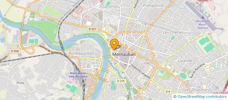 localisation de l'entreprise SCI DUO  MONTAUBAN