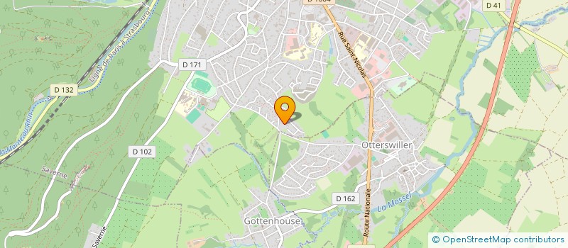 localisation de l'entreprise SCI DUO BURO  SAVERNE