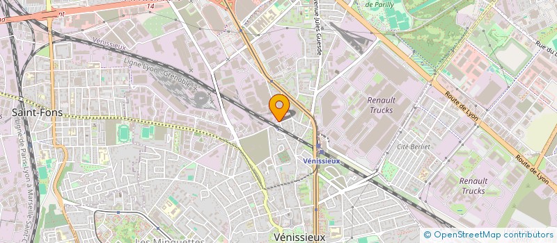 localisation de l'entreprise SCI DUO IMMO GEX  VENISSIEUX