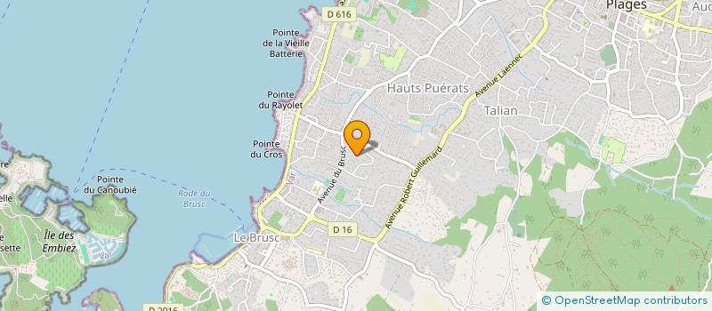 localisation de l'entreprise SCI DUO LES PLAYES à SIX-FOURS-LES-PLAGES