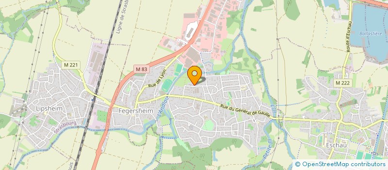 localisation de l'entreprise SCI DUO PATRIMOINE  FEGERSHEIM