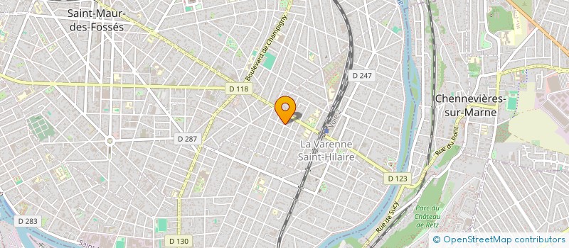 localisation de l'entreprise SCI DUO RENT LOCAUX à SAINT-MAUR-DES-FOSSES