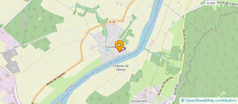 localisation de l'entreprise SCI DUOLOC 2 à LAGNIEU