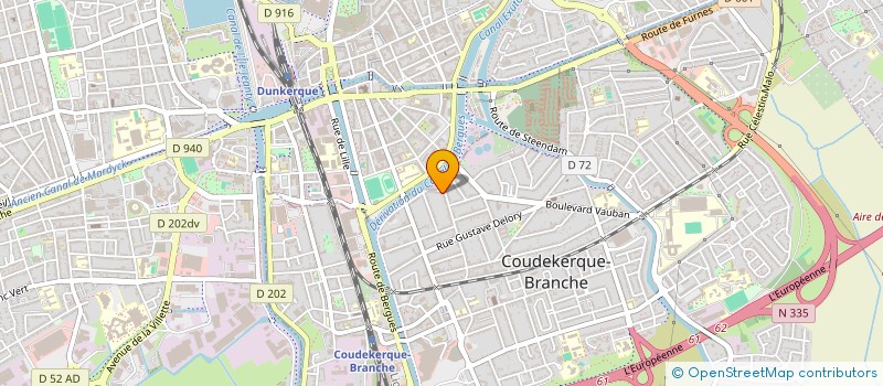 localisation de l'entreprise SCI DUORTHO  COUDEKERQUE-BRANCHE