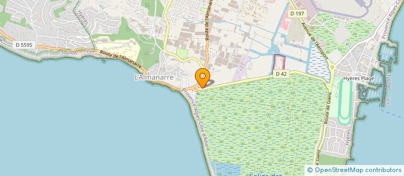localisation de l'entreprise SCI DUP à HYERES