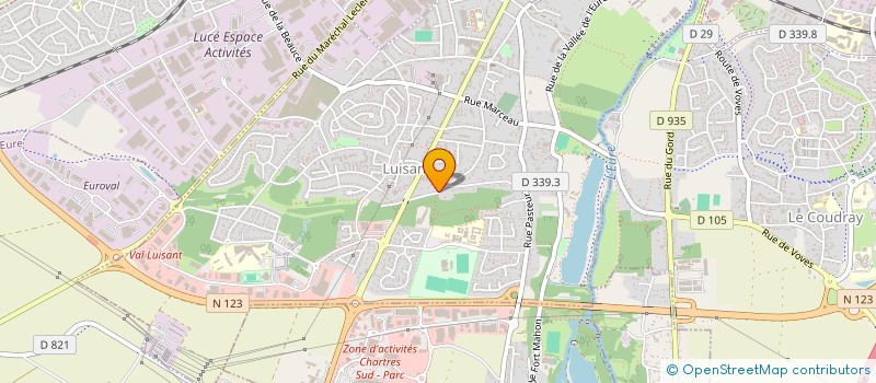 localisation de l'entreprise SCI DUP MAINTENON à LUISANT