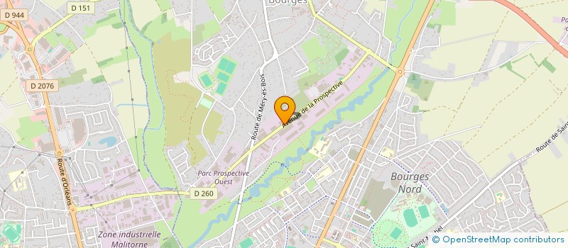 localisation de l'entreprise SCI DUP-RAUM  BOURGES