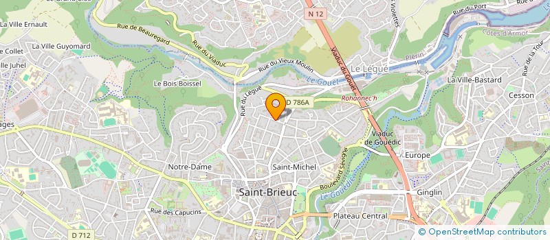 localisation de l'entreprise SCI DUPALAY à SAINT-BRIEUC