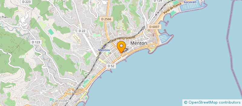 localisation de l'entreprise SCI DUPARC à MENTON