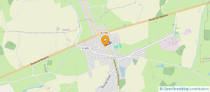 localisation de l'entreprise SCI DUPARC à LUSIGNY