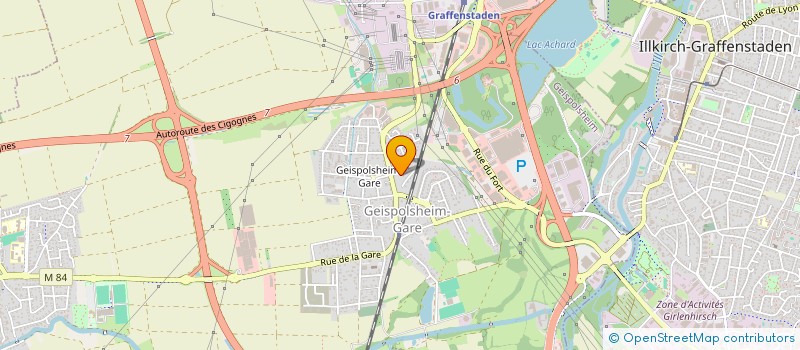 localisation de l'entreprise SCI DUPARC  GEISPOLSHEIM