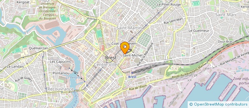 localisation de l'entreprise SCI DUPARC IMMOBILIER  BREST