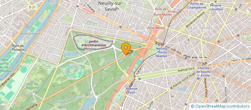 localisation de l'entreprise SCI DUPARK à PARIS