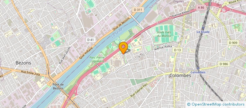 localisation de l'entreprise SCI DUPARK à COLOMBES