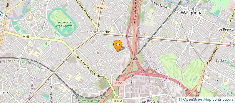 localisation de l'entreprise SCI DUPARQUE à MARCQ-EN-BARŒUL
