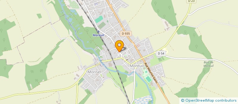 localisation de l'entreprise SCI DUPART IMMO  MOREUIL