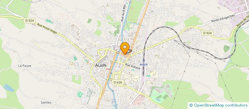 localisation de l'entreprise SCI DUPERI  AUCH