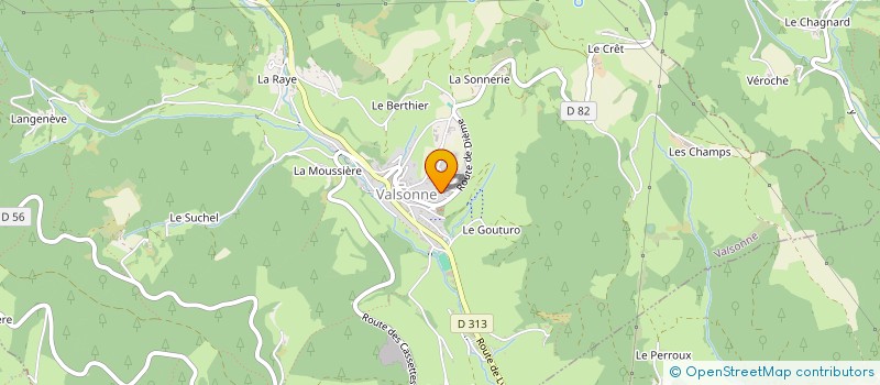 localisation de l'entreprise SCI DUPERRAY AND CO  VALSONNE