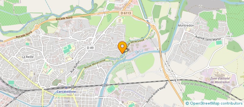 localisation de l'entreprise SCI DUPERRE à CARCASSONNE