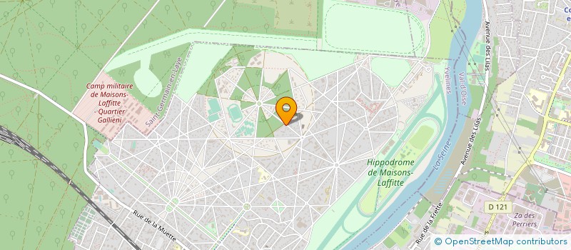 localisation de l'entreprise SCI DUPHI  MAISONS-LAFFITTE