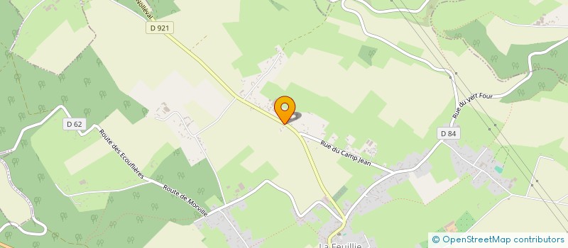 localisation de l'entreprise SCI DUPIN  LA FEUILLIE