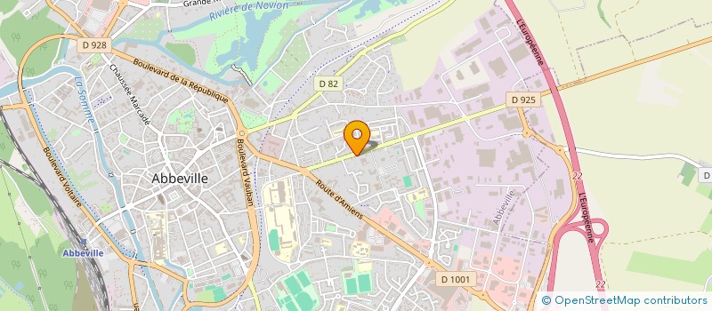 localisation de l'entreprise SCI DUPIRE ABBEVILLE à ABBEVILLE