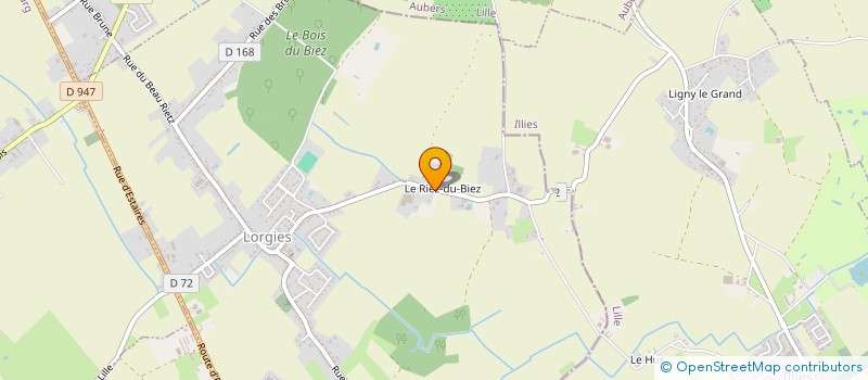 localisation de l'entreprise SCI DUPIRE ET DEMARETZ  LORGIES