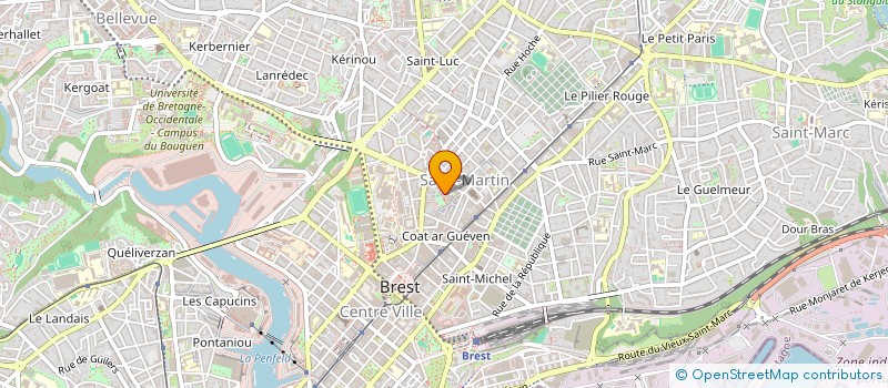 localisation de l'entreprise SCI DUPLEIX 21  BREST