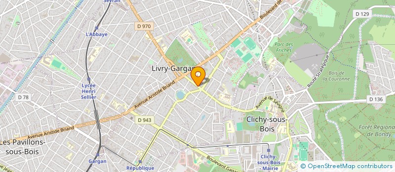 localisation de l'entreprise SCI DUPLEIX à LIVRY-GARGAN