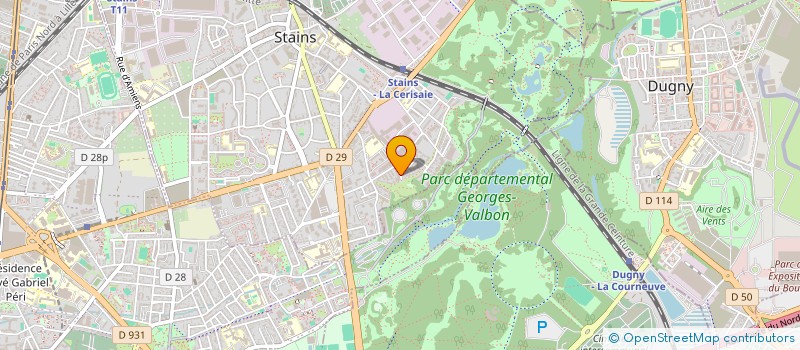 localisation de l'entreprise SCI DUPLEIX IMEN ET ANOUAR à STAINS
