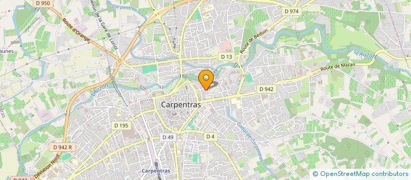 localisation de l'entreprise SCI DUPLESSIS  CARPENTRAS