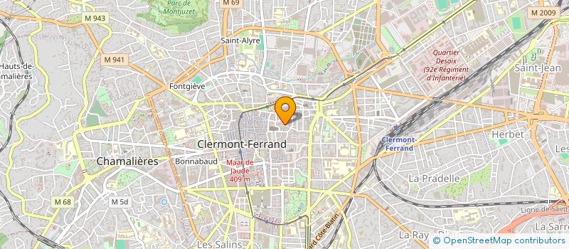 localisation de l'entreprise SCI DUPLEX  CLERMONT-FERRAND