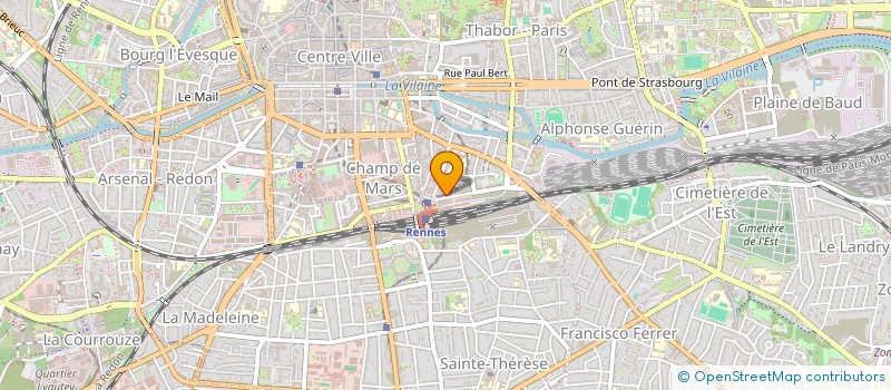localisation de l'entreprise SCI DUPLEX  RENNES