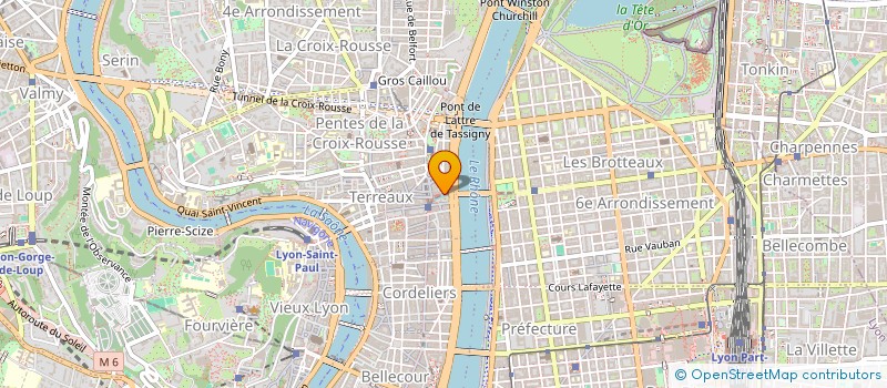 localisation de l'entreprise SCI DUPLEX DU RHONE à LYON